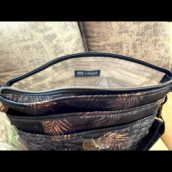 LUG Adagio Quilted Tropical Fog Grey OS RFID - Picture 4 of 6